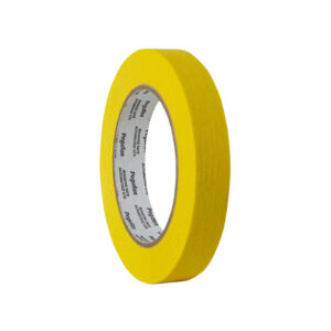 Masking Master - Dispensador de cinta adhesiva con 10 rollos de cinta  amarilla de 49 pies, línea de cinta de costura ajustable, ayuda de costura